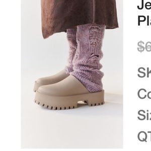 Jeffrey Campbell Slip on Clogge platform mule